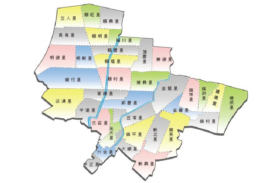 臺中市北區區公所 行政區域圖 行政區域圖